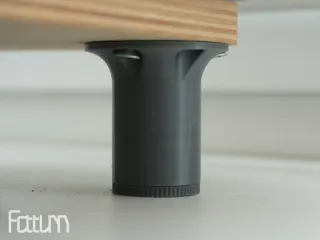 Adjustable furniture leg 43-71 mm with trapezoidal thread