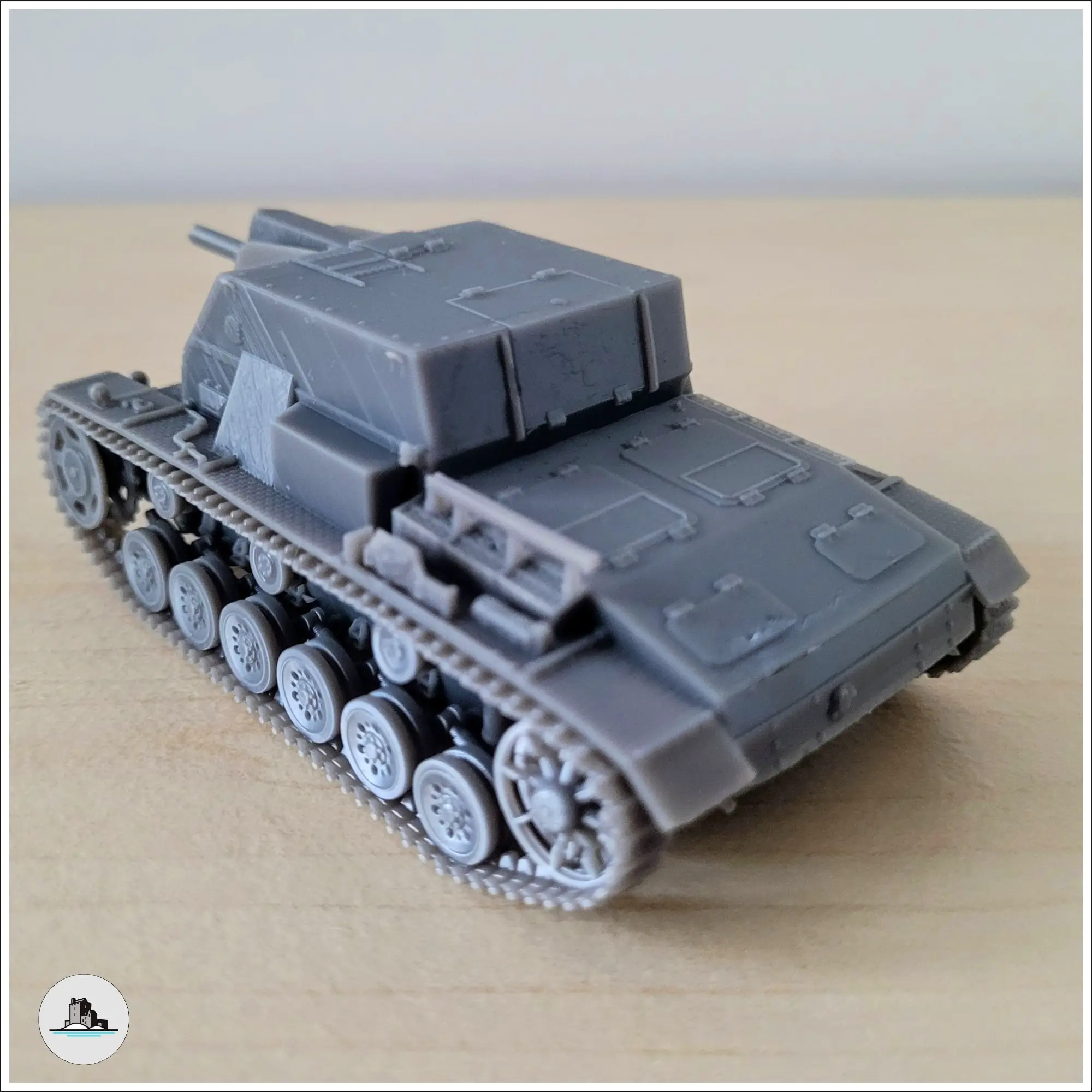 SG-122 122 mm M-30 monteli obüs KMT - 2. Dünya Savaşı minyatür kolu