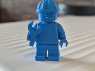 Style bloc lego personnage homme chantier