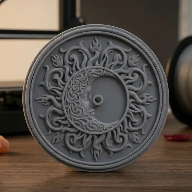 Embrace the Lunar Calm: Celestial Moon Incense Holder 🌙