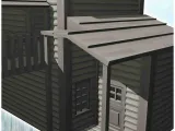 Double mining buildings with footbridge (16) - miniatures AC-7