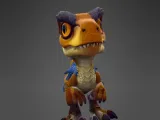 Tiny Raptor dinosaur -1
