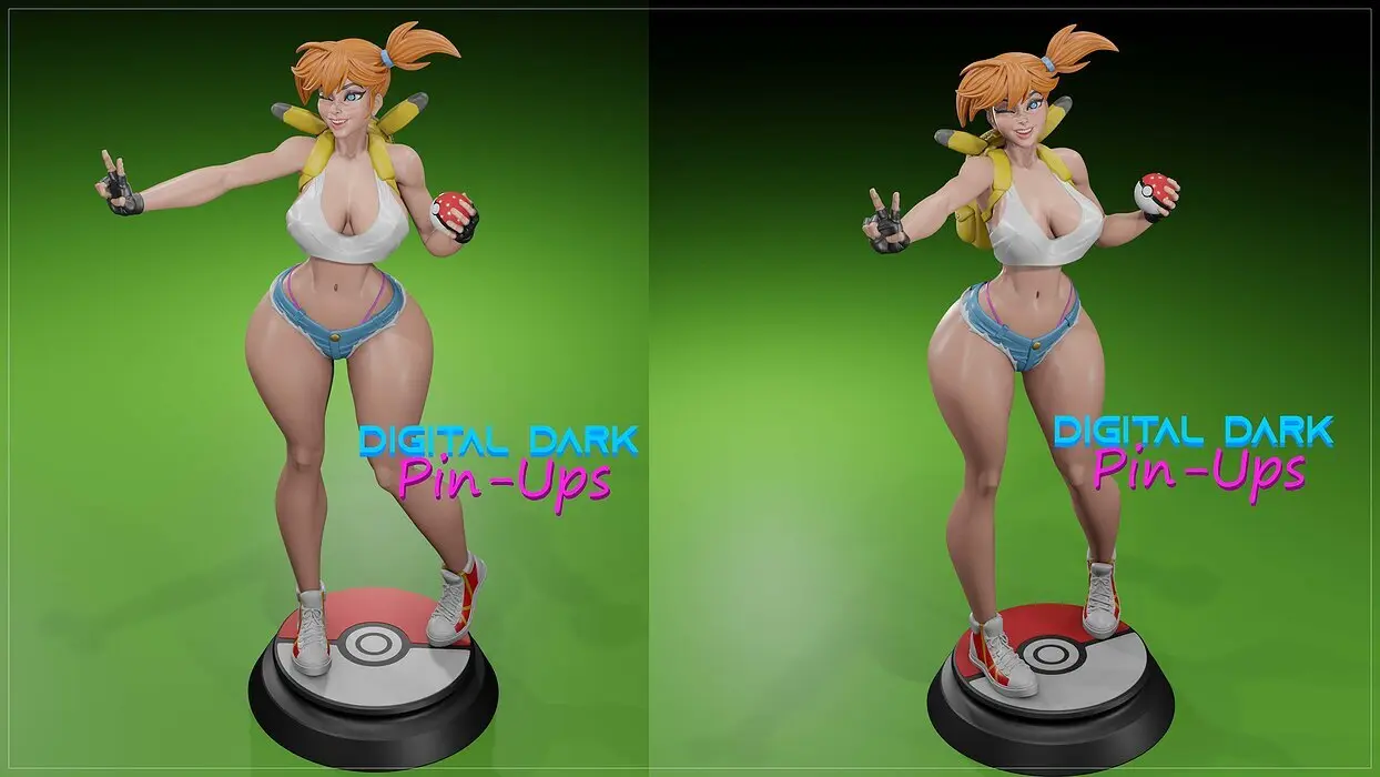 MISTY FROM POKEMON WITH NSFW VERSION