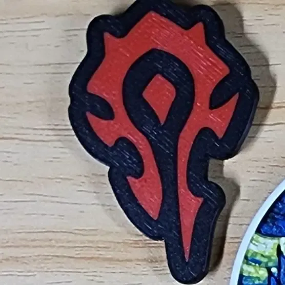 World of Warcraft (WoW) horde logo keychain