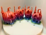 Casas de calabaza góticas (4 versiones)-1