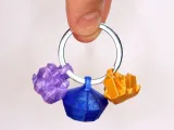 Breloc cu geode de cristal-0
