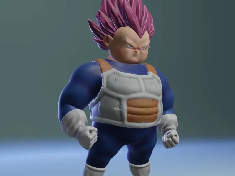 Vegeta Ultra Ego Chubby Figure Dragon Ball Split Parts
