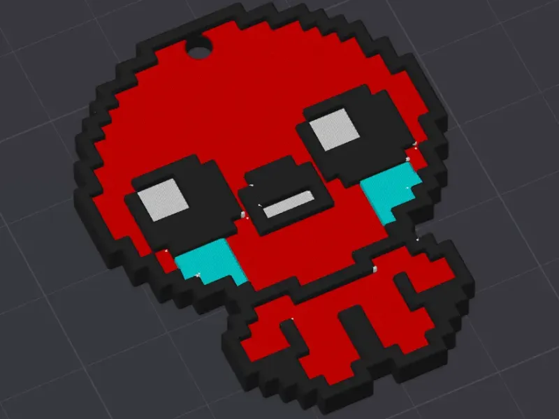 The Binding of Issac Key Chain