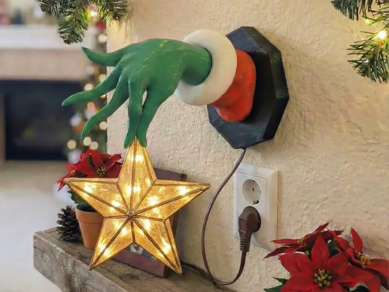 Christmas Surprise Hand – Festive Monster Hand - NO AMS -