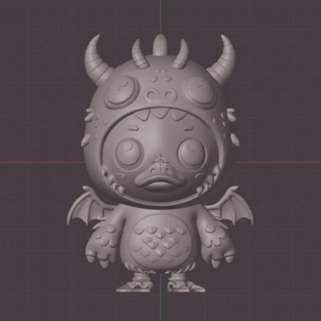 cute monster duck