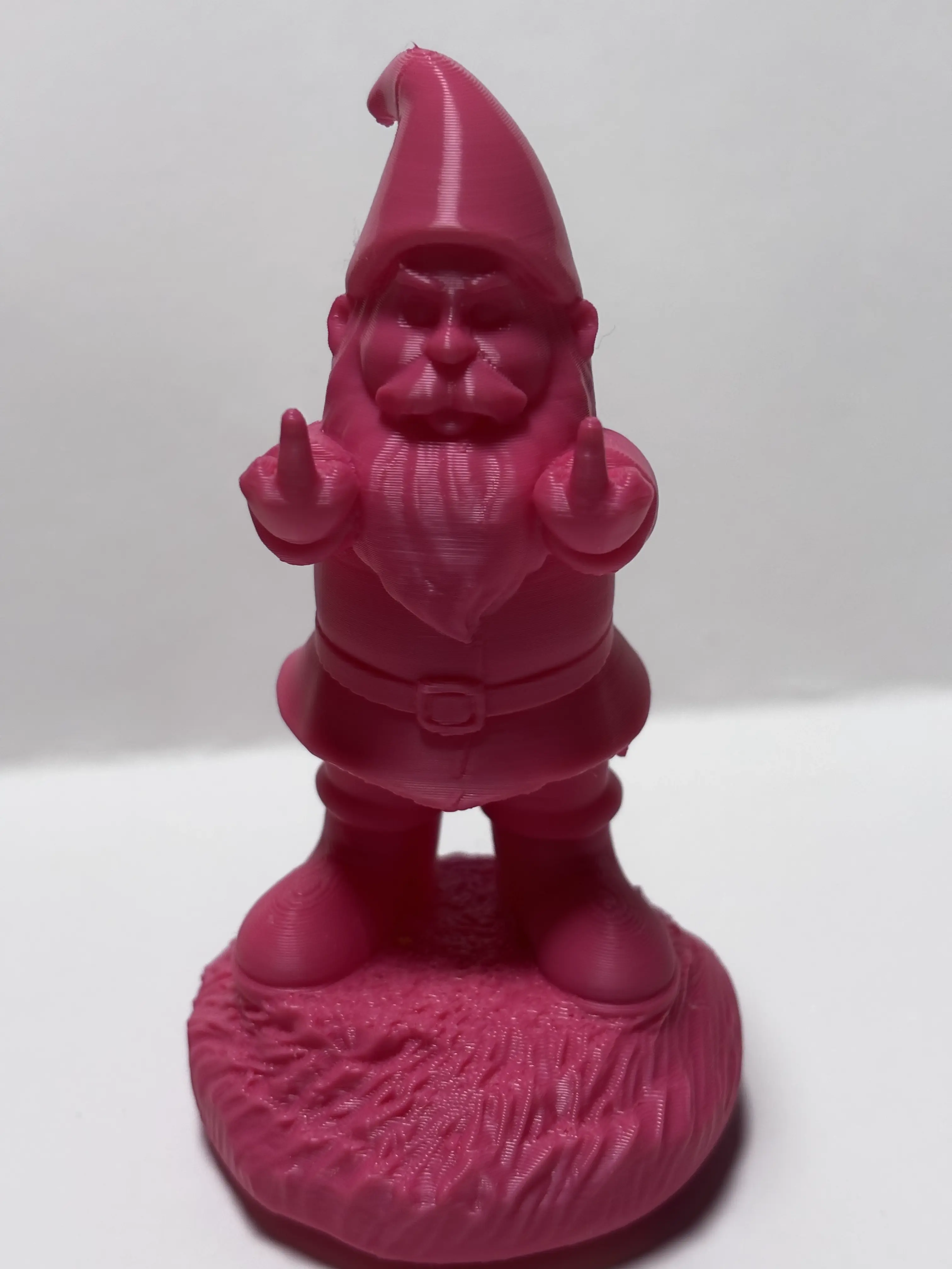 Rude garden gnome decoration
