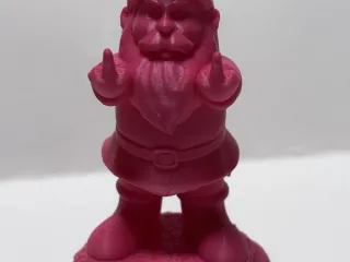 Rude garden gnome decoration
