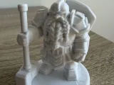 Dwarf warrior statue-1