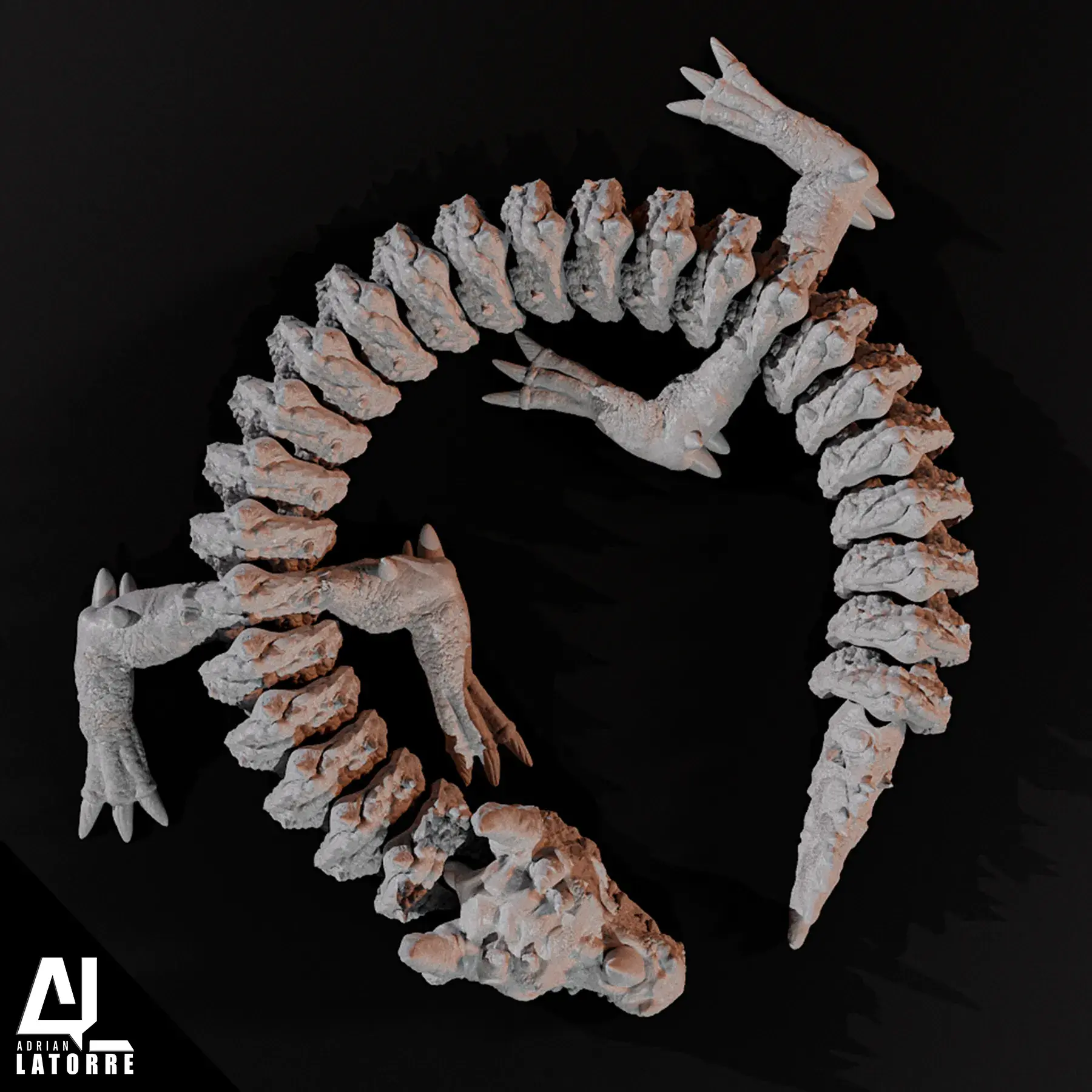 The Apex Dragon (Of course my articulated dragon)