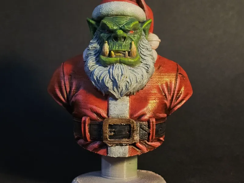 Ork Noel - Grimdark-Büste zum Bemalen