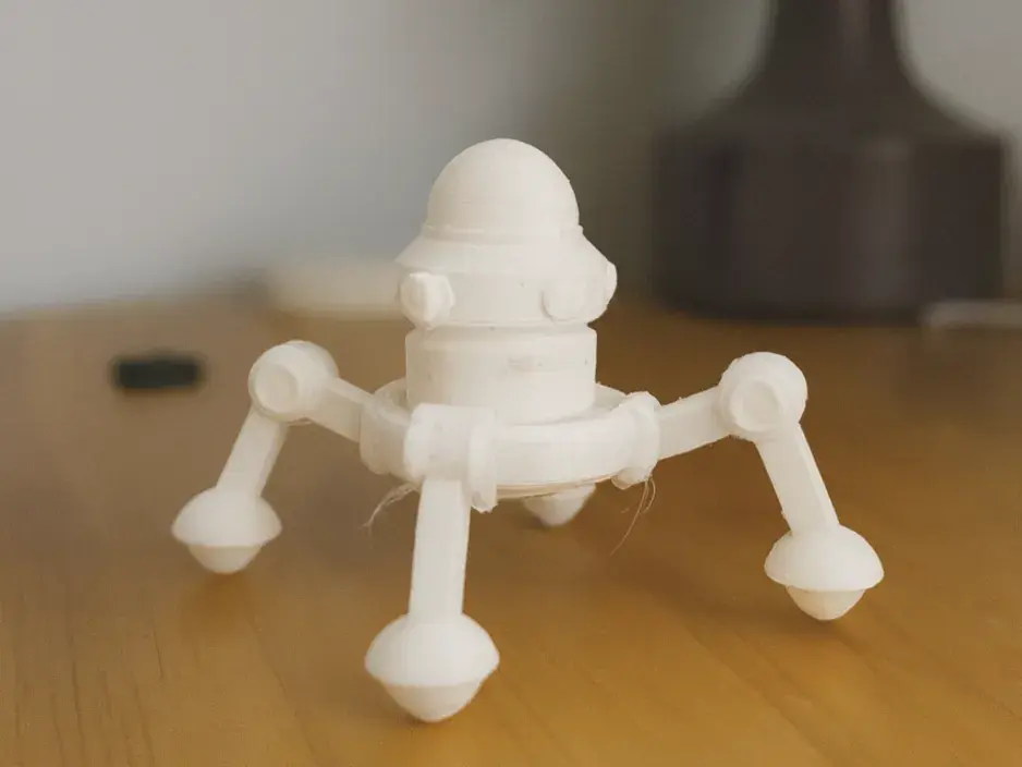 Space robot figurine