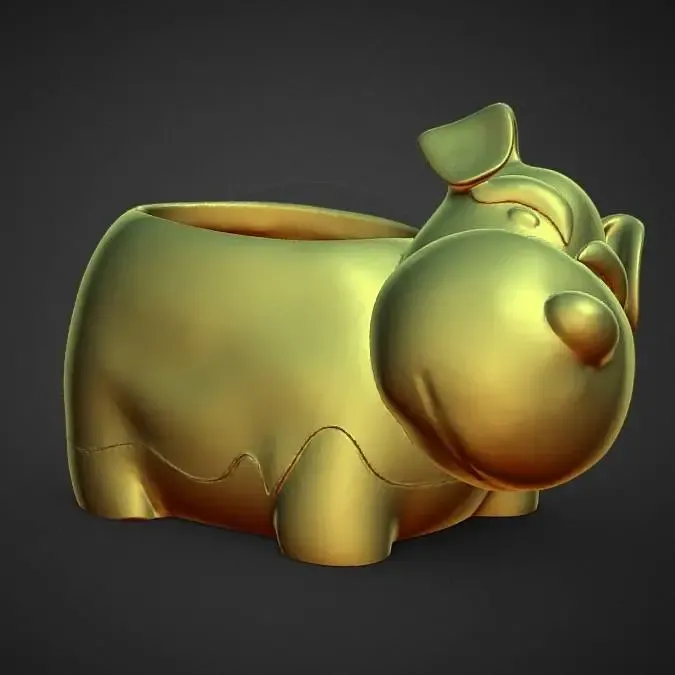 doggo planter decoration