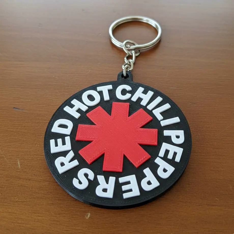 Keychain Rock Music - Red Hot Chilli Peppers