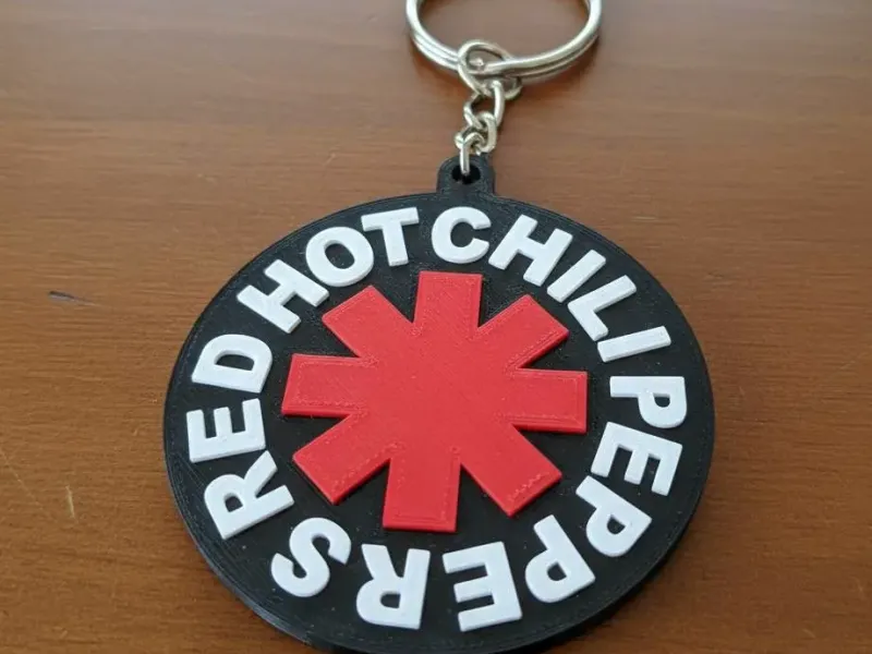 Keychain Rock Music - Red Hot Chilli Peppers
