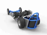 Front engine old school dragster double supercharger 1:25-7