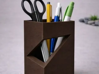 Square Pen Holder