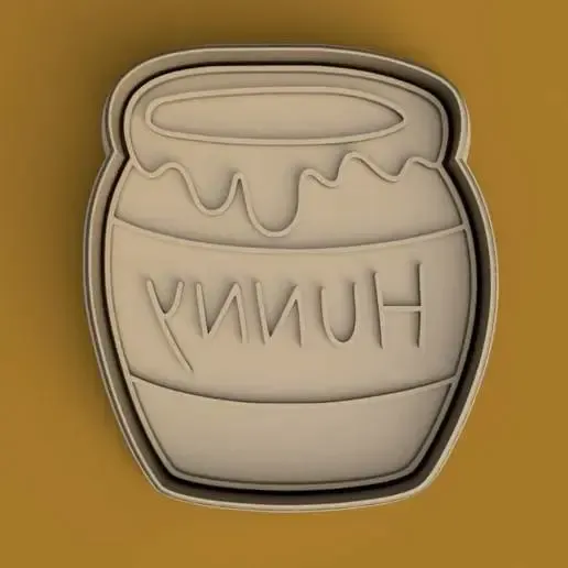 Hunny pot cookie cutter - winnie pooh