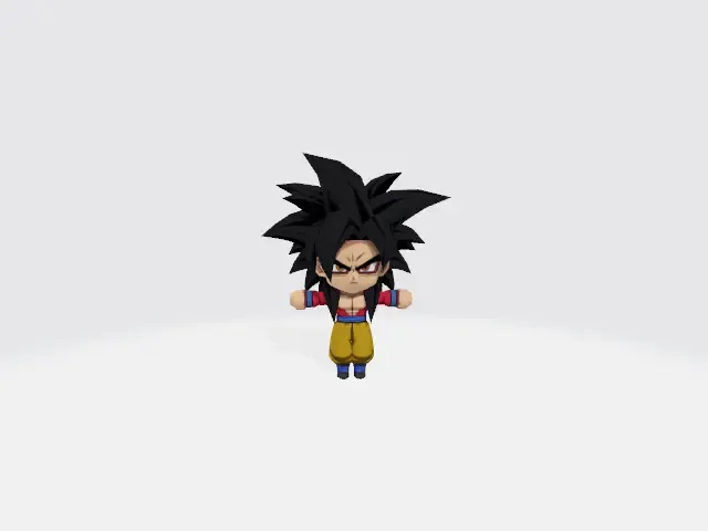 Baby Goku Super Saiyan IV