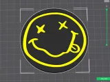 Nirvana Smiley Face Drinks Coaster-1