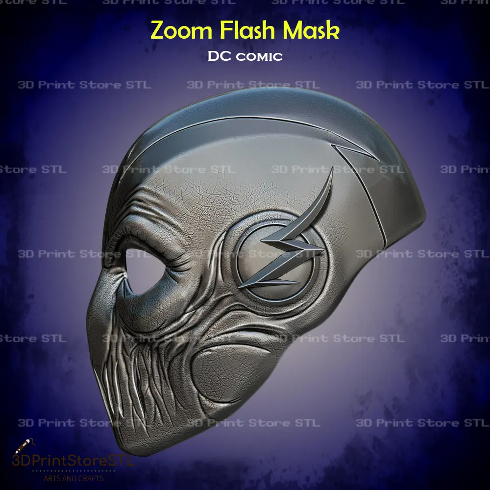 Zoom Flash Mask Cosplay DC - STL File