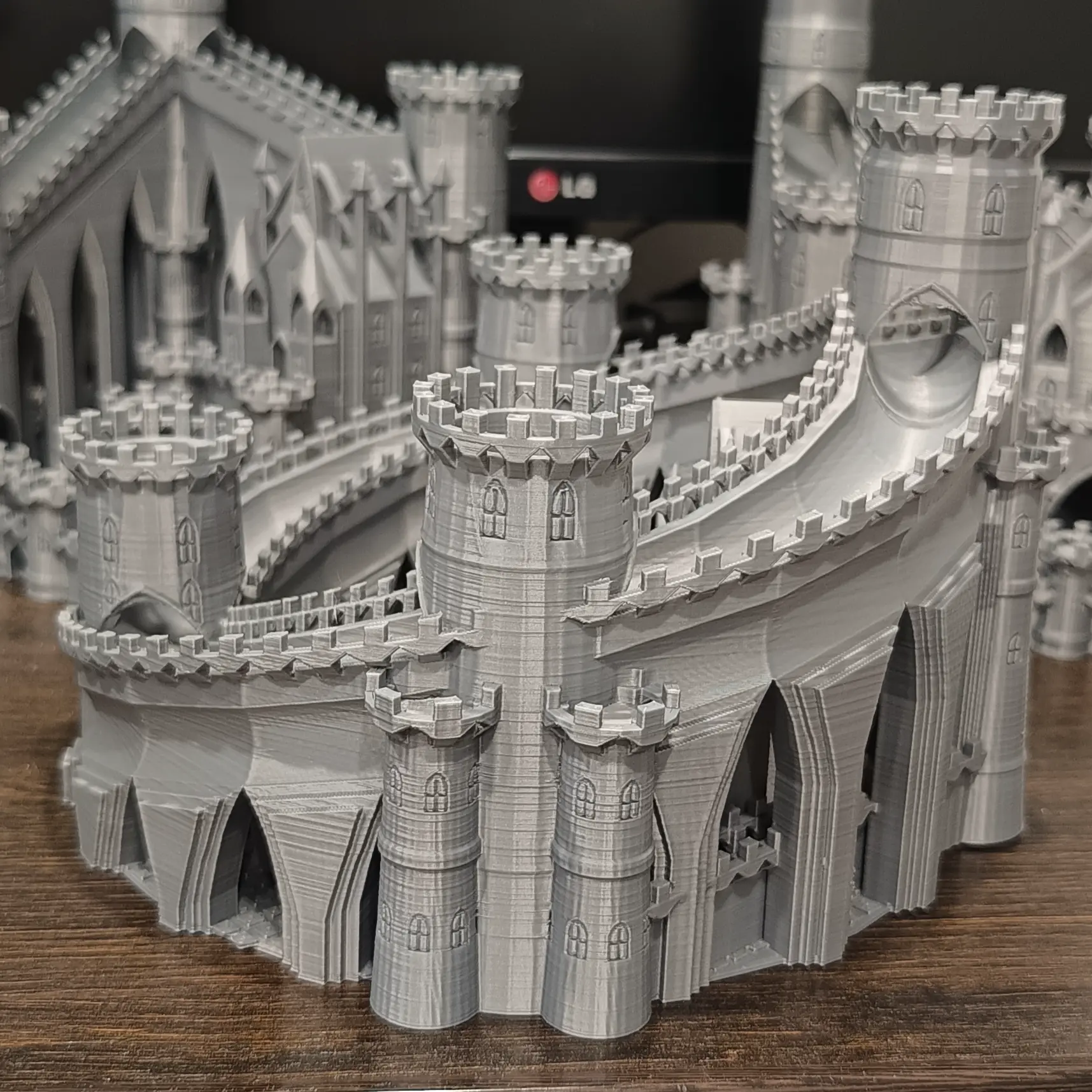 Dice castle quadro