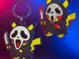 Pikacha x Ghostface Costume Key Chain (Cute Version Only)-0