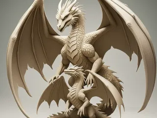 Dragão mãe e filhote