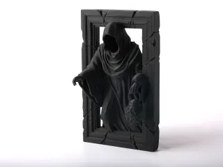 Ghost in the Frame Sculpture Gothic Decor