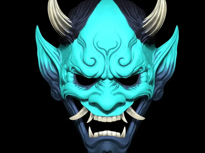 Hannya mask - Oni mask