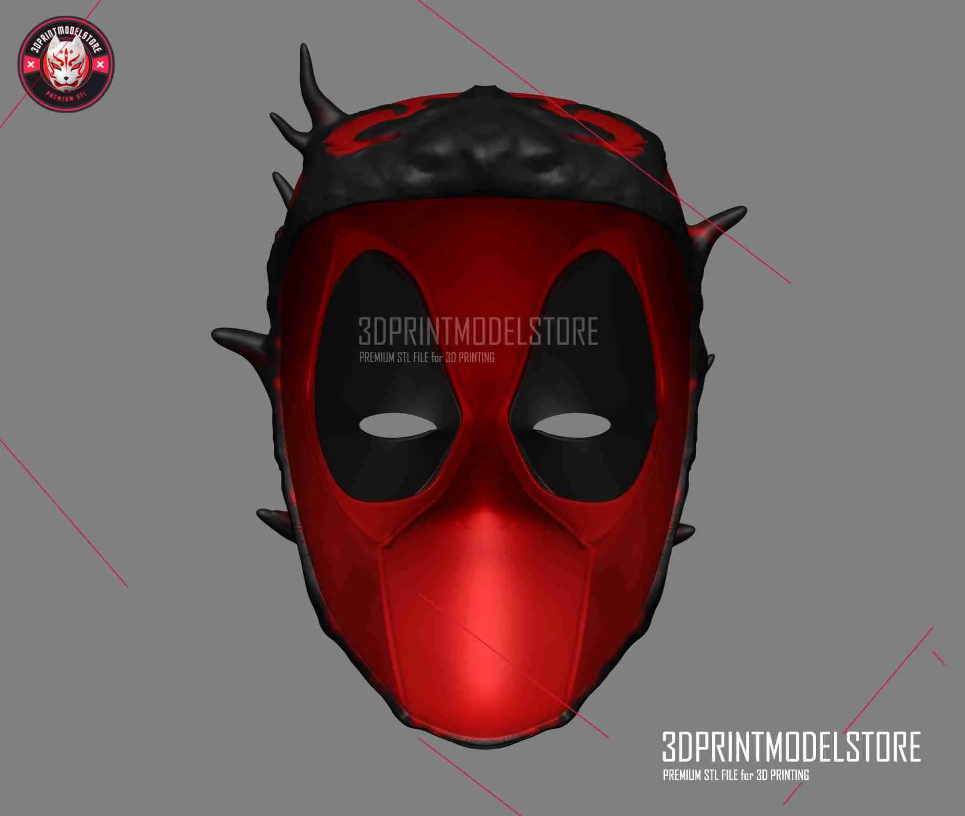 Deadpool Venom Mask Marvel Cosplay Halloween Costume