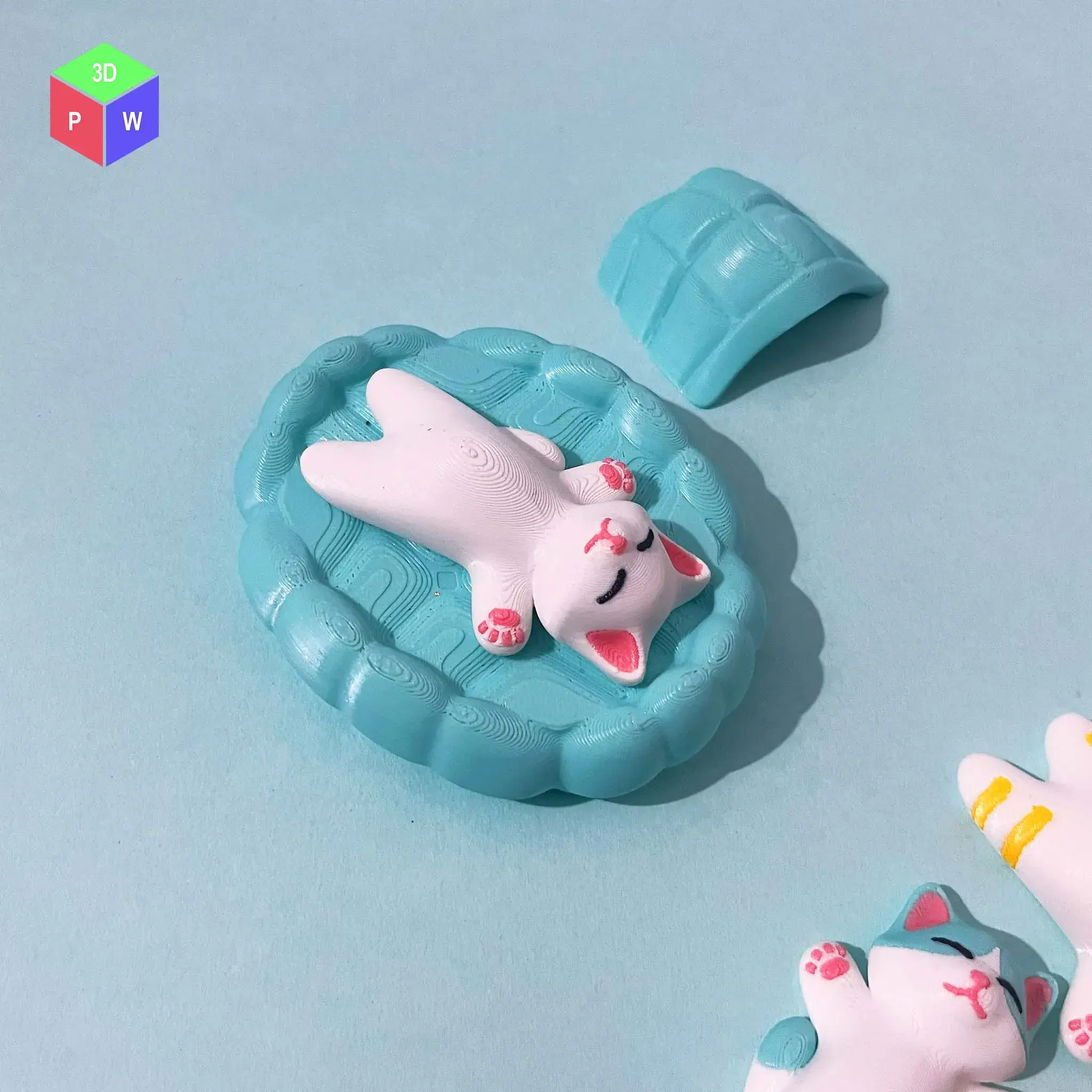Cute Sleeping Cat Set