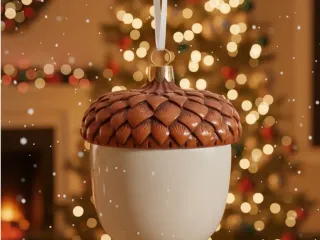 Acorn Christmas ornament