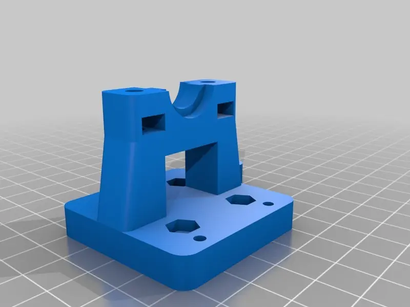 E3Dv6 Bowden X-carriage mount v2 for Prusa i3