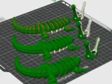 Sarcosuchus, SuperCroc Flexi (Multicolor 3mfs included)-2