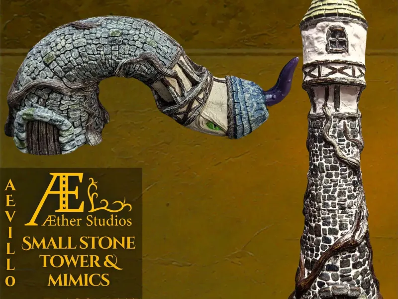 AEVILL0 – Small Stone Tower and Mimics