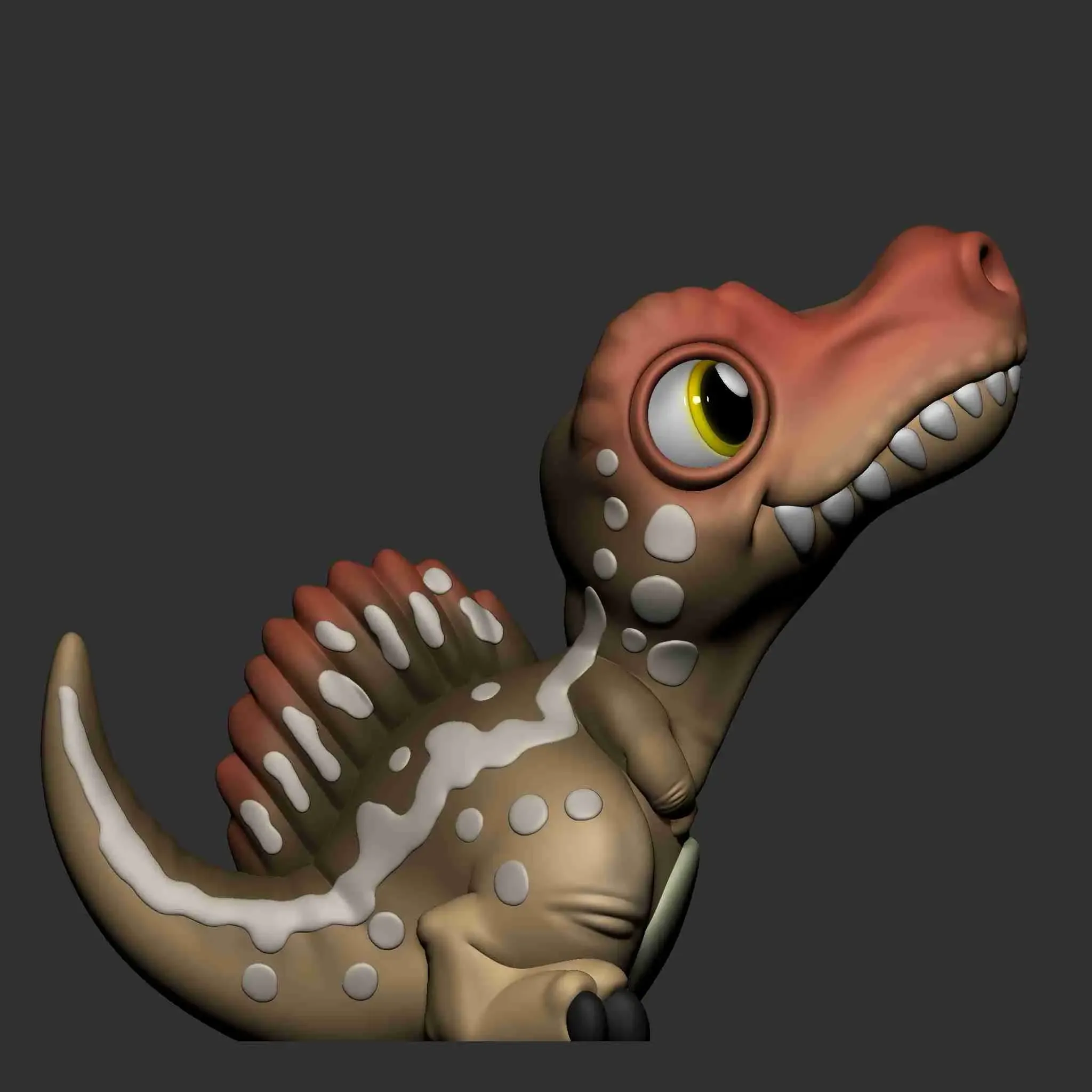 CUTE SPINOSAURUS (PRINT IN PLACE)