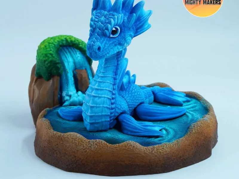 STAMPA IN LOCO FLESSIBILE DRAGO DELL'ACQUA ARTICOLATO