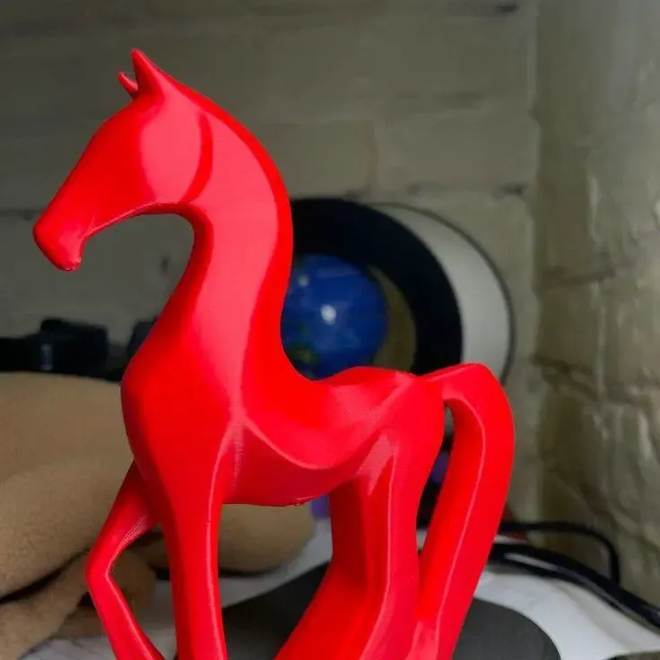 Red horse