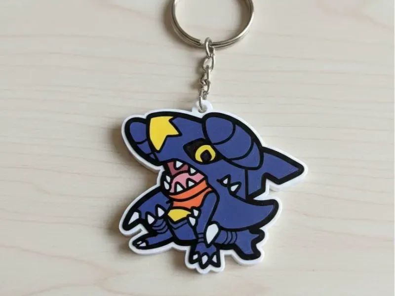Garchomp Keychain