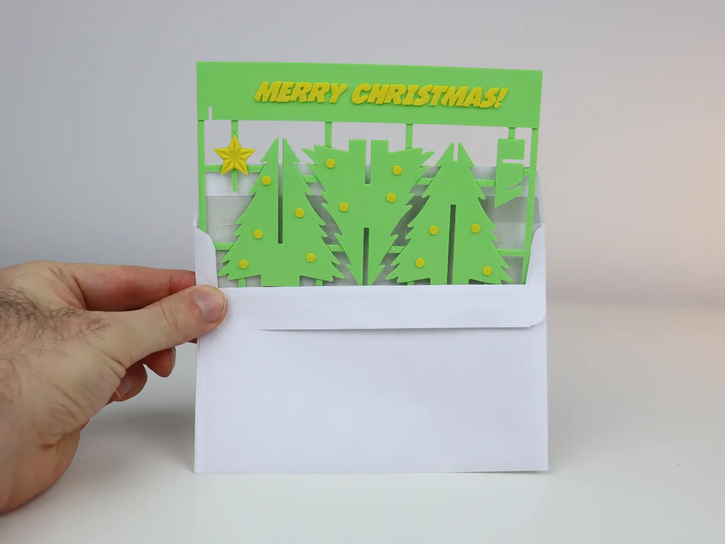 CHRISTMAS TREE CARD KIT