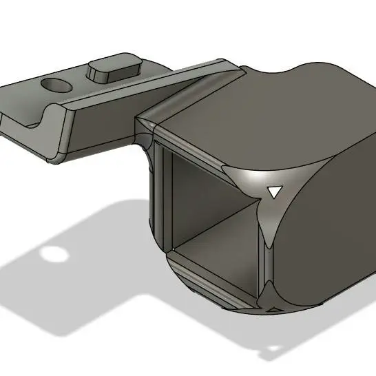 Reverse camera holder - angled