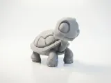 Chibi Tortoise Figurine Cute Animal 3D Printable-2