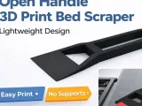 Slim Bed Scraper for 3D Printer Build Plates-0