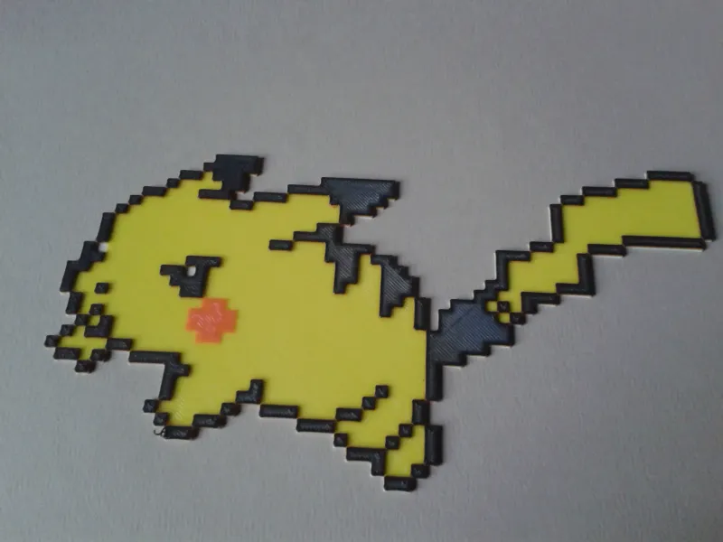 Pikachu, with 3 filament changes