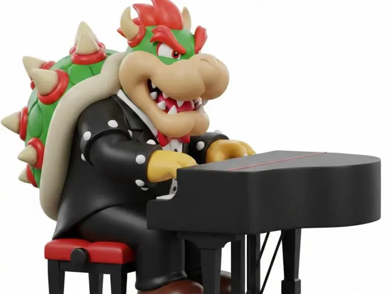 Boss Bowser With Piano
